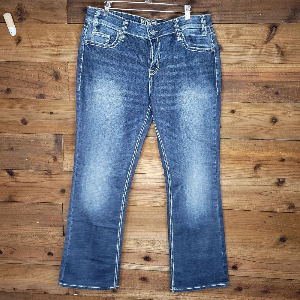 32 x 32 Rock & Roll Denim Boyfriend Fit